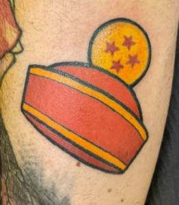 gohan's hat tattoo