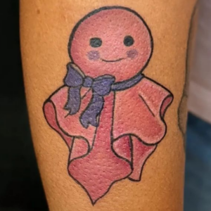 pink doll tattoo